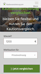 Mobile Screenshot of kautionsversicherung.com
